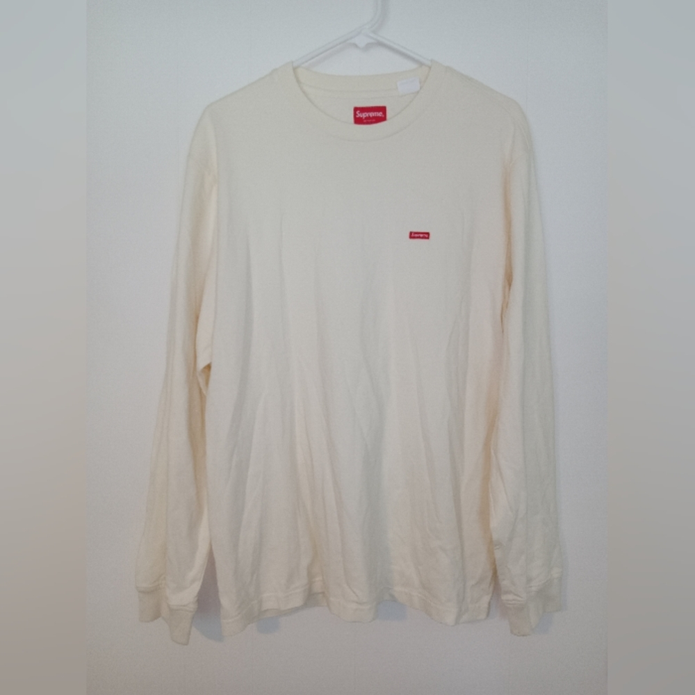 Supreme Cream Long sleeve T-Shirt medium